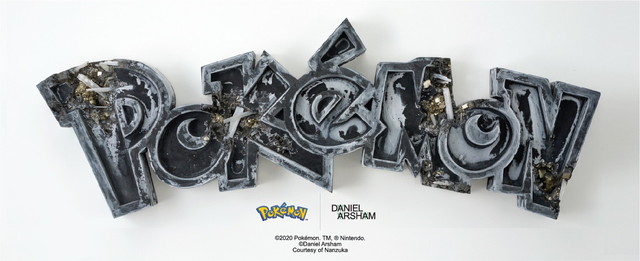 「Crystalized Pokémon」ステッカー（非売品） ©Daniel Arsham Courtesy of NANZUKA ©2020 Pokémon. TM, ® Nintendo.