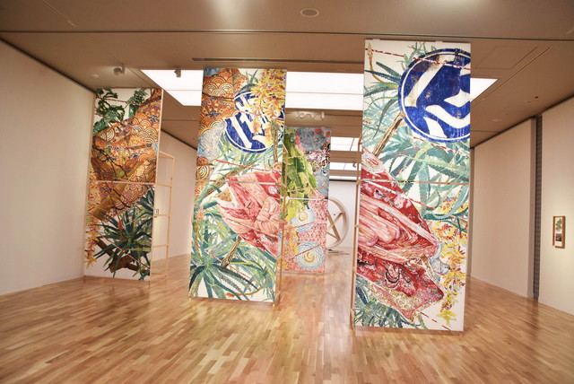 企画展「Soft Territory かかわりのあわい」の展示風景より藤野裕美子の作品
