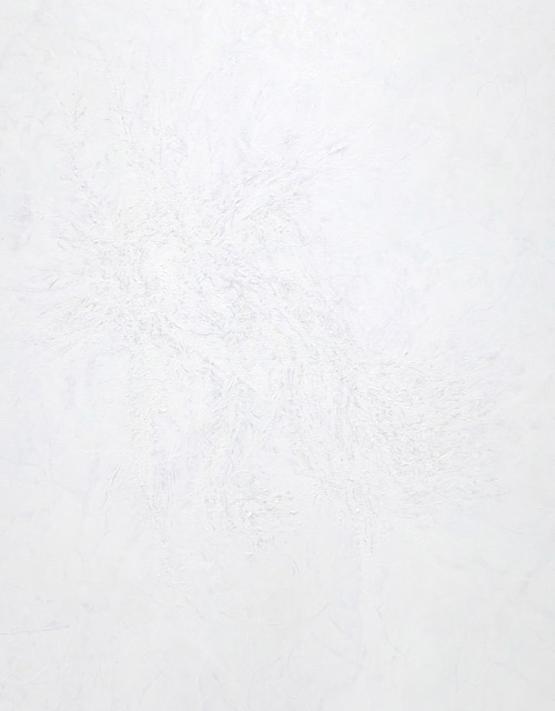 《花の生・花の死》 2019-2020 キャンバス、アクリル 910 × 727 mm