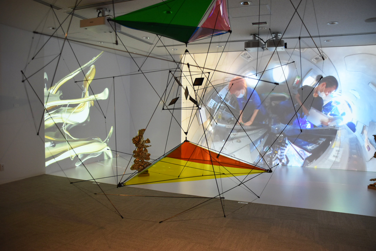 「コズミック・エネルギー:宇宙の起源」展の様子