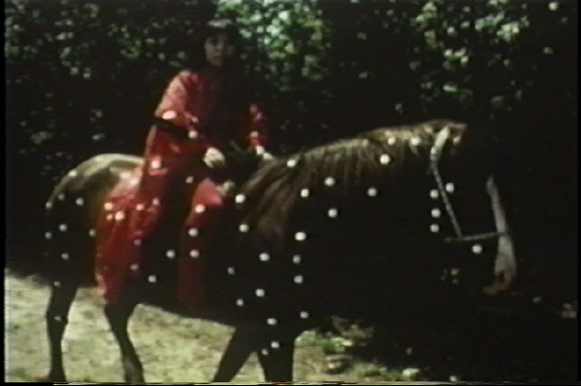 Title Kusama’s Self Obliteration タイトル：草間の自己消滅 Date 1967 Medium 16 mm color film transferred to video Length 23 min. 33 sec. Credit lines Starring and d i r e cted by Yayoi Kusama Cinematography by Jud Yalkut Copyright of YAYOI KUSAMA Courtesy of Ota Fine Arts