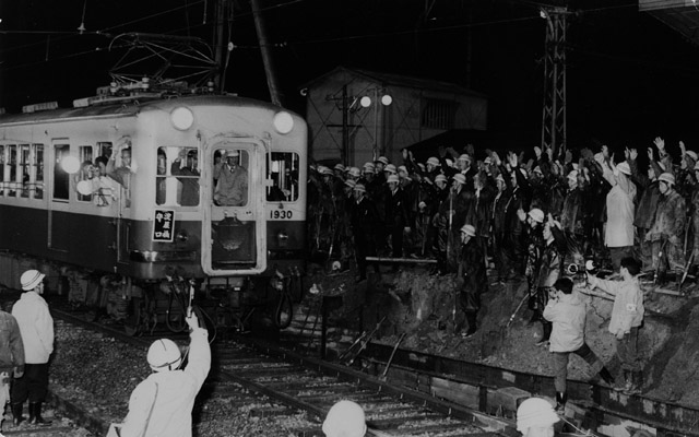 「鉄路と汗」（1963年、京阪電気鉄道株式会社）スチル