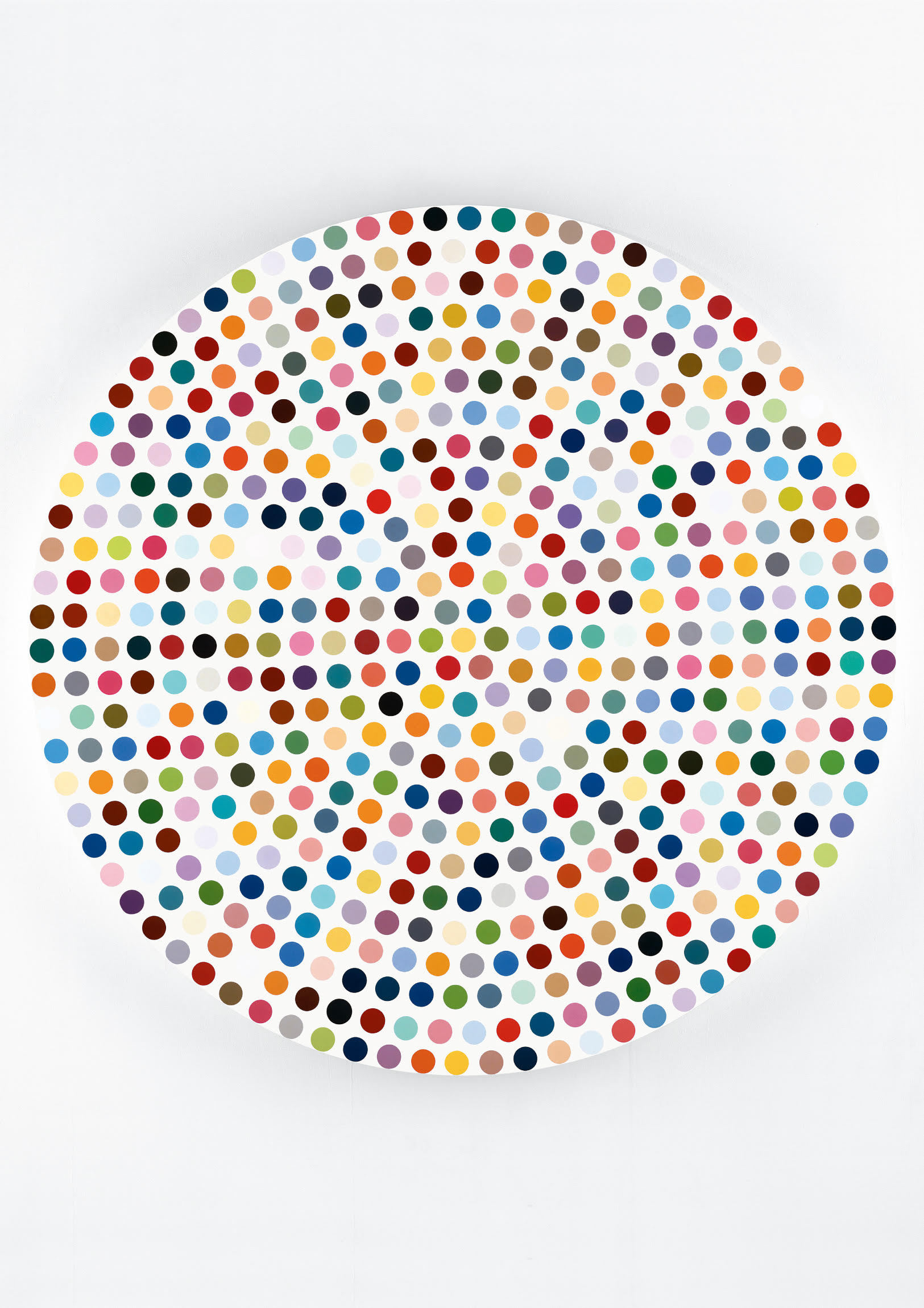 DAMIEN HIRST《ZINC SULFIDE》2004, φ182.9 cm, household gloss on canvas DAMIEN HIRST《ZINC SULFIDE》2004, φ182.9 cm, household gloss on canvas:「HOMMAGE」Sansiao Gallery