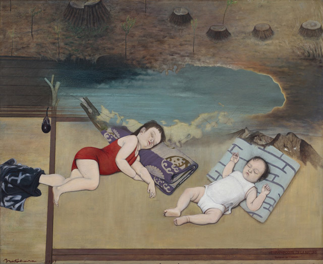 中原實《杉の子》1947：「百年の編み手たち　－流動する日本の近現代美術－」東京都現代美術館