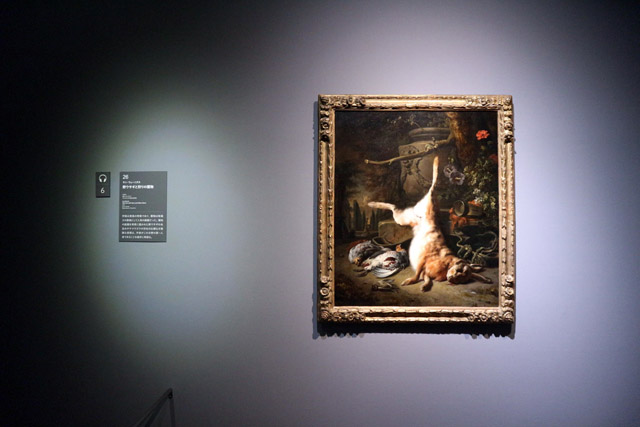 ヤン・ウェーニクス《野ウサギと狩りの獲物》1697年 油彩・カンヴァス114.5×96cm アムステルダム国立美術館 Rijksmuseum, Amsterdam