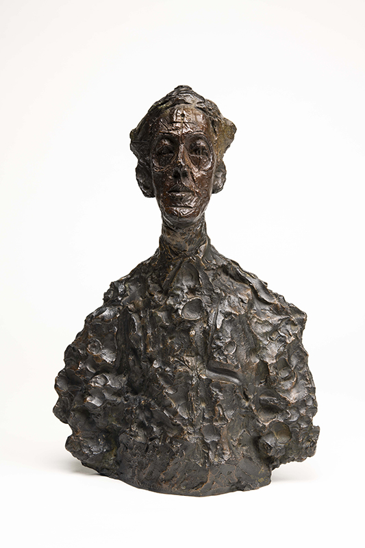 アルベルト・ジャコメッティ《ヤナイハラ Ⅰ》1960-61 年 国立国際美術館蔵 撮影:福永一夫 アルベルト・ジャコメッティ《ヤナイハラ Ⅰ》1960-61 年 国立国際美術館蔵 撮影:福永一夫