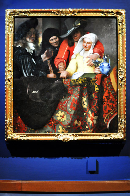 ヨハネス・フェルメール《取り持ち女》1656年 油彩・カンヴァス143x130cm ドレスデン 国立古典絵画館 bpk / Staatliche Kunstsammlungen Dresden / Herbert Boswank / distributed by AMF
