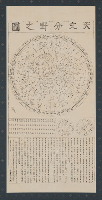 渋川春海〈天文分野之図〉
