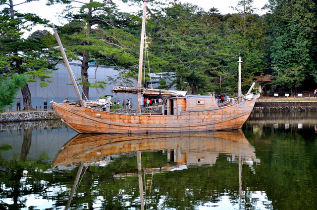 蔡國強 《船をつくる》2016年 撮影:筆者